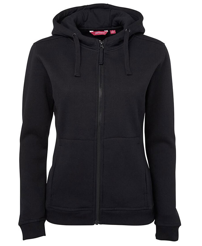 WORKWEAR, SAFETY & CORPORATE CLOTHING SPECIALISTS JB's LADIES FULL ZIP FLEECE HOODIE
