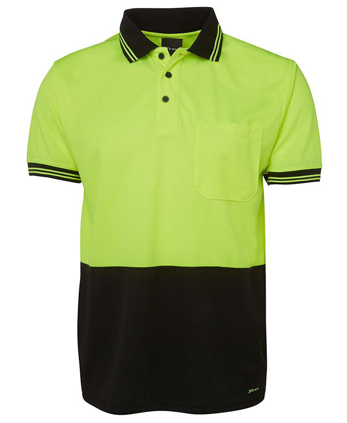 WORKWEAR, SAFETY & CORPORATE CLOTHING SPECIALISTS JB's HI VIS S/S TRADITIONAL POLO