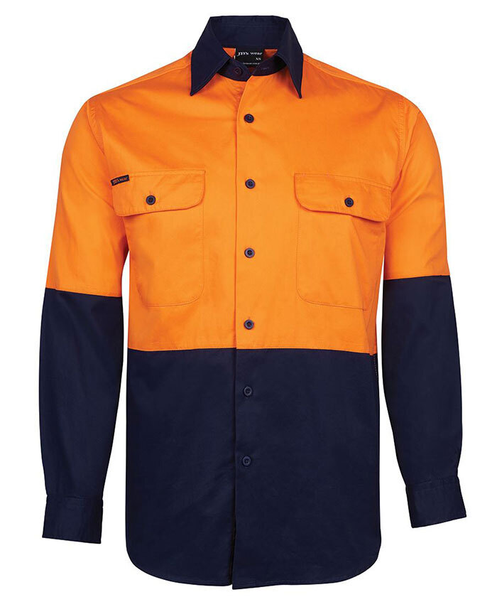 WORKWEAR, SAFETY & CORPORATE CLOTHING SPECIALISTS JB's HI VIS L/S 150G SHIRT