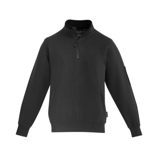 WORKWEAR, SAFETY & CORPORATE CLOTHING SPECIALISTS Mens 1/4 Zip Brushed Fleece