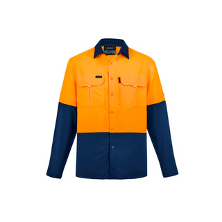 WORKWEAR, SAFETY & CORPORATE CLOTHING SPECIALISTS Mens Hi Vis Outdoor L/S Shirt