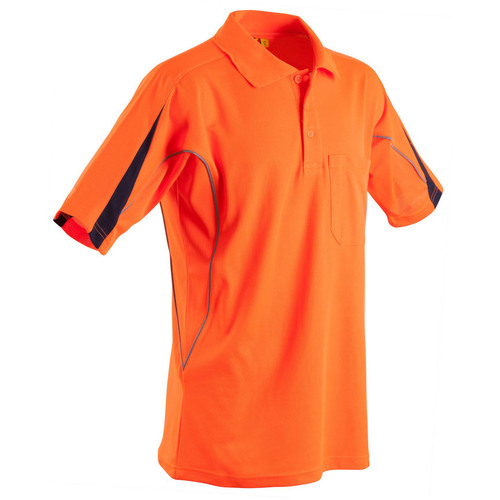 WORKWEAR, SAFETY & CORPORATE CLOTHING SPECIALISTS Hi-Vis Legend Short Sleeve Polo Mens