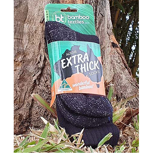 WORKWEAR, SAFETY & CORPORATE CLOTHING SPECIALISTS Aussie Extra Thick Socks - Single Pack
