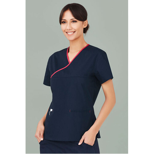 WORKWEAR, SAFETY & CORPORATE CLOTHING SPECIALISTS - Scrubs - Ladies Crossover Top