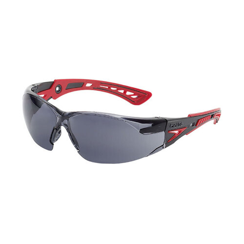 WORKWEAR, SAFETY & CORPORATE CLOTHING SPECIALISTS - RUSH+ PLATINUM AS/AF Smoke Lens - Spectacles