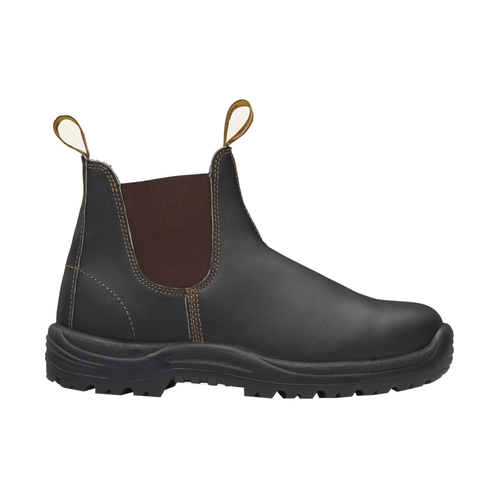 WORKWEAR, SAFETY & CORPORATE CLOTHING SPECIALISTS 172 - XTREME SAFETY - Brown premium oil tanned leather elastic side boot - v cut