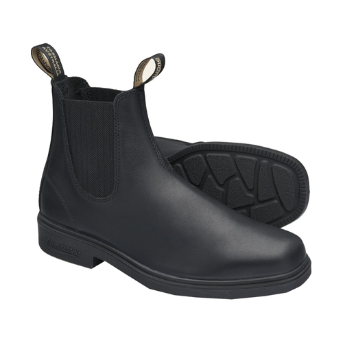 WORKWEAR, SAFETY & CORPORATE CLOTHING SPECIALISTS - Black elastic side dress boot