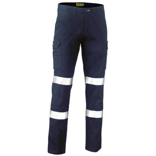 WORKWEAR, SAFETY & CORPORATE CLOTHING SPECIALISTS TAPED BIOMOTION STRETCH COTTON DRILL CARGO PANTS