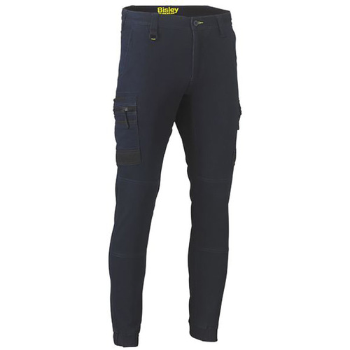 WORKWEAR, SAFETY & CORPORATE CLOTHING SPECIALISTS - FLEX AND MOVE STRETCH DENIM CARGO CUFFED PANTS