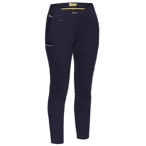 WORKWEAR, SAFETY & CORPORATE CLOTHING SPECIALISTS - WOMEN'S TAPED COTTON CARGO CUFFED PANTS