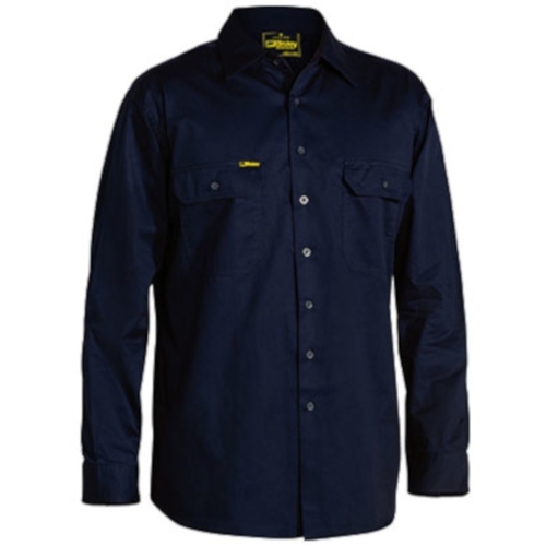 WORKWEAR, SAFETY & CORPORATE CLOTHING SPECIALISTS COOL LIGHTWEIGHT DRILL SHIRT - LONG SLEEVE