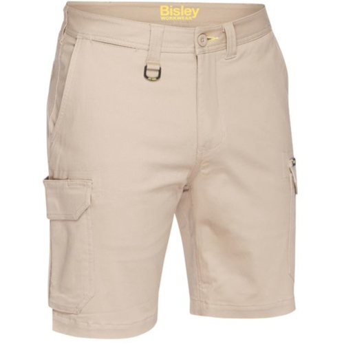 WORKWEAR, SAFETY & CORPORATE CLOTHING SPECIALISTS MENS STRETCH COTTON CARGO SHORT