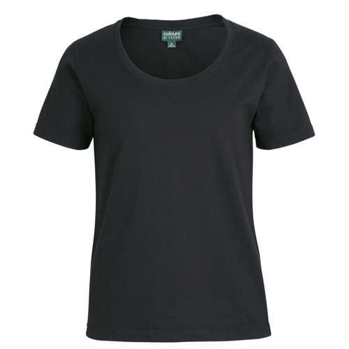 WORKWEAR, SAFETY & CORPORATE CLOTHING SPECIALISTS - C OF C LADIES COMFORT CREW NECK TEE