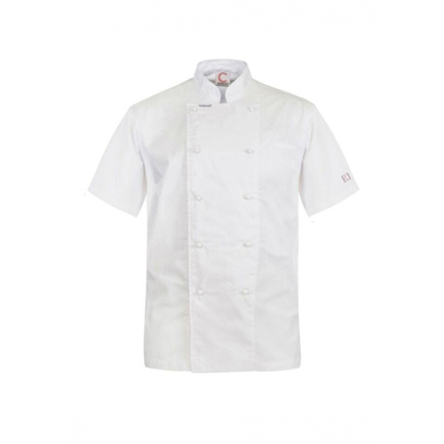 WORKWEAR, SAFETY & CORPORATE CLOTHING SPECIALISTS - Chefs Craft Lightweight Short Sleeve Chef Jacket