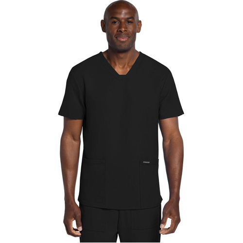 WORKWEAR, SAFETY & CORPORATE CLOTHING SPECIALISTS Men's Elevation 2-Pocket Scrub Top