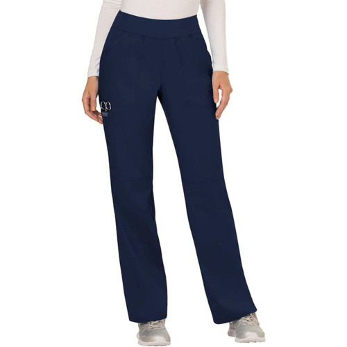 WORKWEAR, SAFETY & CORPORATE CLOTHING SPECIALISTS Revolution - Ladies Mid Rise Pull on Cargo Scrub Pant