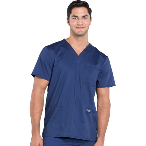 WORKWEAR, SAFETY & CORPORATE CLOTHING SPECIALISTS Revolution - Men's 3 Pocket V-Neck Scrub Top