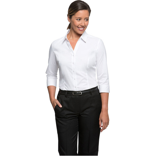 WORKWEAR, SAFETY & CORPORATE CLOTHING SPECIALISTS - City Collection Stretch Classic (3/4 Sleeve)