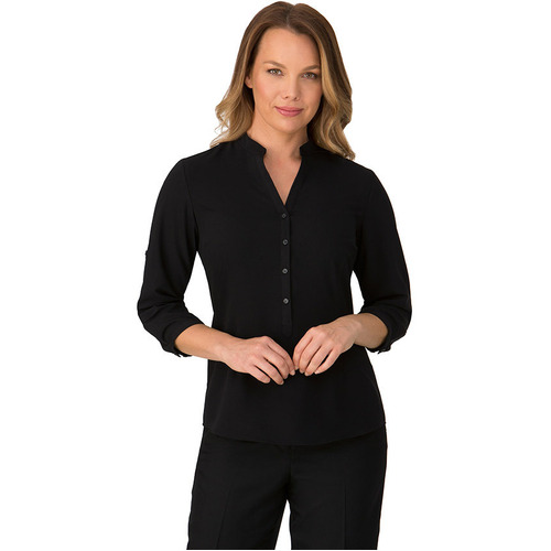 WORKWEAR, SAFETY & CORPORATE CLOTHING SPECIALISTS So Ezy - 3/4 Sleeve Shirt - Ladies