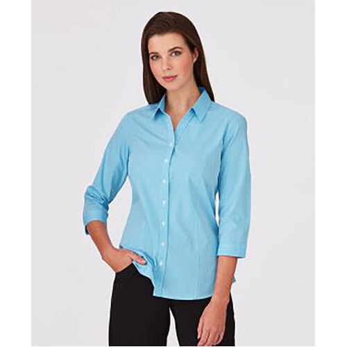 WORKWEAR, SAFETY & CORPORATE CLOTHING SPECIALISTS - Pippa Check - 3/4 Sleeve Shirt - Ladies