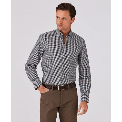 WORKWEAR, SAFETY & CORPORATE CLOTHING SPECIALISTS Gingham City Check Long Sleeve Shirt - Mens