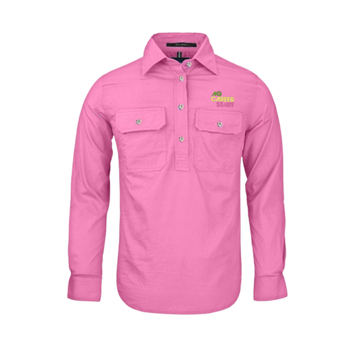 WORKWEAR, SAFETY & CORPORATE CLOTHING SPECIALISTS Women's Pilbara Shirt - Closed Front Light Weight (Inc Emb Logo)