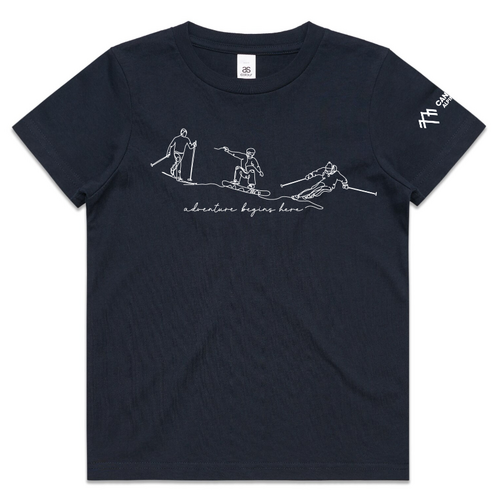 WORKWEAR, SAFETY & CORPORATE CLOTHING SPECIALISTS - WOMENS ADVENTURE BEGINS HERE TEE