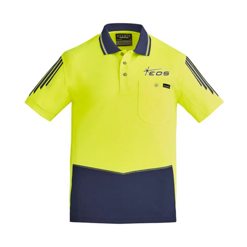 WORKWEAR, SAFETY & CORPORATE CLOTHING SPECIALISTS Mens Hi Vis Flux S/S Polo