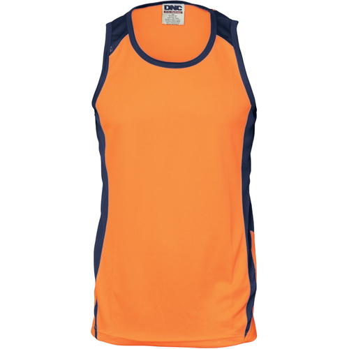 WORKWEAR, SAFETY & CORPORATE CLOTHING SPECIALISTS DNC HiVis Cool Breathe Action Singlet-