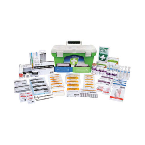 WORKWEAR, SAFETY & CORPORATE CLOTHING SPECIALISTS - First Aid Kit R2 Constructa Max Kit 1 Tray Plastic Portable