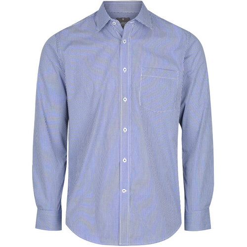 WORKWEAR, SAFETY & CORPORATE CLOTHING SPECIALISTS Gloweave Men's Gingham Long Sleeve Shirt-