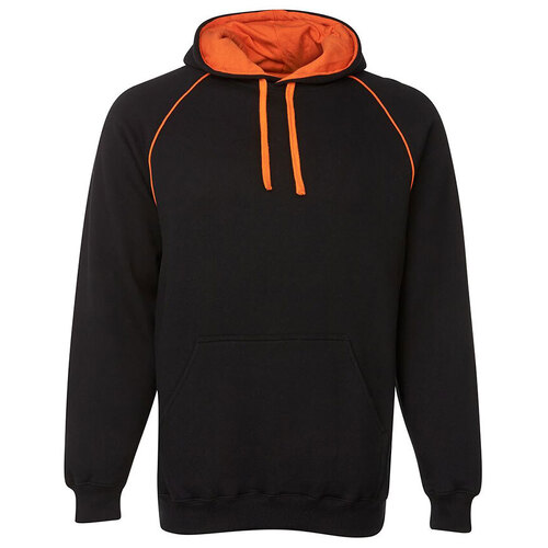 WORKWEAR, SAFETY & CORPORATE CLOTHING SPECIALISTS JB's CONTRAST FLEECY HOODIE