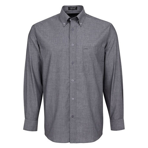 WORKWEAR, SAFETY & CORPORATE CLOTHING SPECIALISTS - JB's L/S FINE CHAMBRAY SHIRT