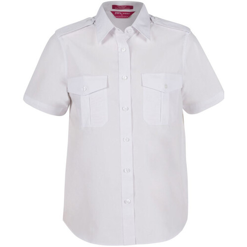 WORKWEAR, SAFETY & CORPORATE CLOTHING SPECIALISTS - JB Epaulette Adults Short Sleeve Shirt