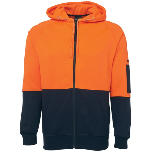 WORKWEAR, SAFETY & CORPORATE CLOTHING SPECIALISTS JB's HI VIS FLEECY HOODIE