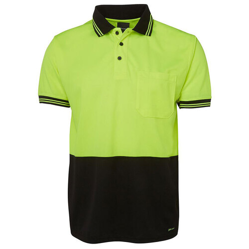 WORKWEAR, SAFETY & CORPORATE CLOTHING SPECIALISTS - JB's HI VIS S/S TRADITIONAL POLO