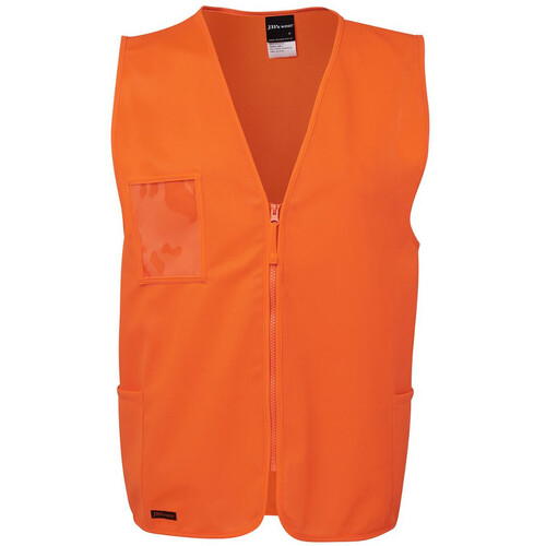 WORKWEAR, SAFETY & CORPORATE CLOTHING SPECIALISTS - JB's HI VIS ZIP SAFETY VEST