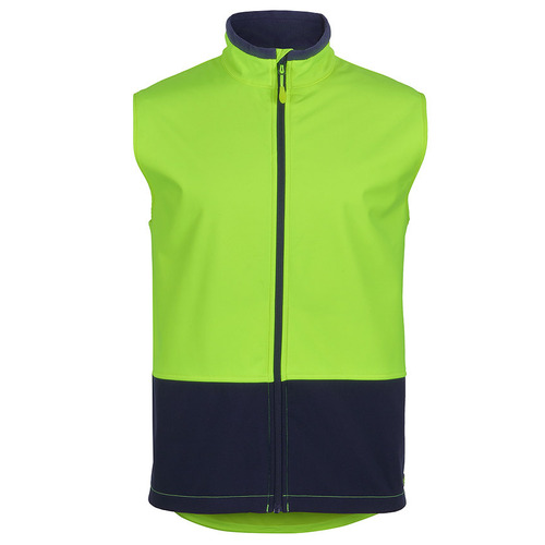 WORKWEAR, SAFETY & CORPORATE CLOTHING SPECIALISTS - JB's Hi Vis Water Resist Softshell Vest