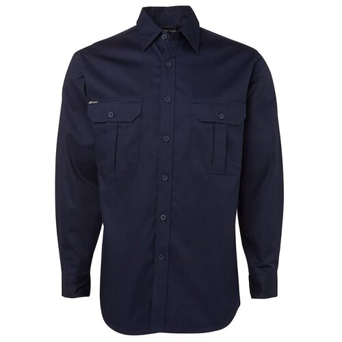 WORKWEAR, SAFETY & CORPORATE CLOTHING SPECIALISTS - JB's L/S 190G WORK SHIRT