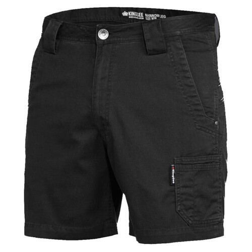 WORKWEAR, SAFETY & CORPORATE CLOTHING SPECIALISTS - KING GEE K17012 TRADIES COMFORT WAIST SHORT-