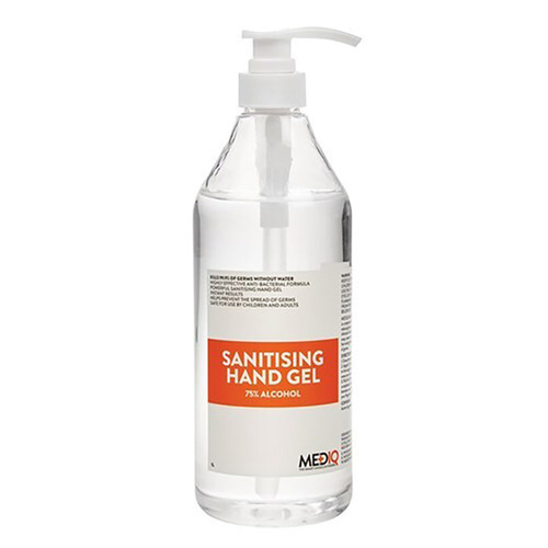 WORKWEAR, SAFETY & CORPORATE CLOTHING SPECIALISTS - MEDIQ HAND SANITISER GEL 1L