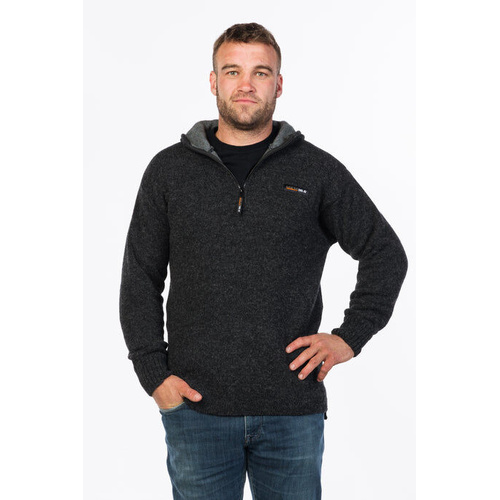 WORKWEAR, SAFETY & CORPORATE CLOTHING SPECIALISTS EXTREME - Wool/Possum Hooded Jumper
