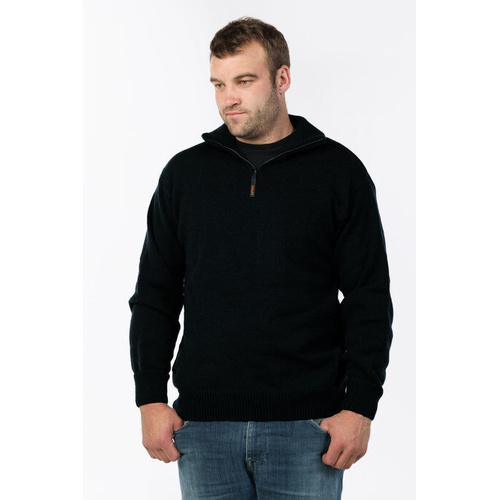 WORKWEAR, SAFETY & CORPORATE CLOTHING SPECIALISTS WINDBREAKER - 1/2 Zip Jumper 100% Wool