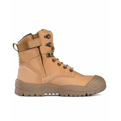 WORKWEAR, SAFETY & CORPORATE CLOTHING SPECIALISTS - Wheat High Ankle ZipSider Boot (Heat Resistant)