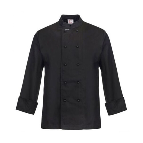 WORKWEAR, SAFETY & CORPORATE CLOTHING SPECIALISTS - CLASSIC CHEF JACKET L/S with fold back cuff & pen pocket