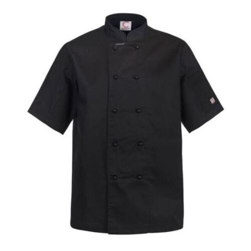 WORKWEAR, SAFETY & CORPORATE CLOTHING SPECIALISTS - CLASSIC CHEF JACKET S/S with pen pocket