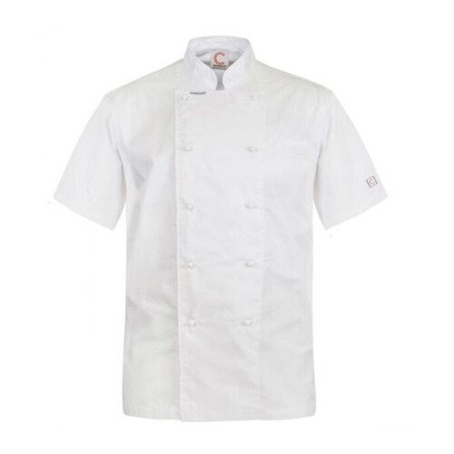 WORKWEAR, SAFETY & CORPORATE CLOTHING SPECIALISTS - LIGHTWEIGHT EXECUTIVE CHEF JACKET S/S with pen pocket