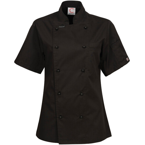 WORKWEAR, SAFETY & CORPORATE CLOTHING SPECIALISTS - LADIES EXECUTIVE CHEF lightweight S/S jacket