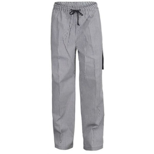WORKWEAR, SAFETY & CORPORATE CLOTHING SPECIALISTS UNISEX CHEFS CHECK Elastic drawstring CARGO
