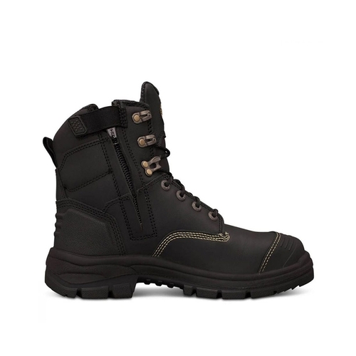 WORKWEAR, SAFETY & CORPORATE CLOTHING SPECIALISTS - AT 55 - 150mm Zip Side Lace Up Boot - 55345Z